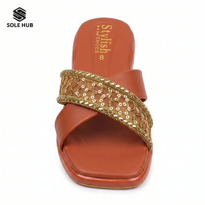 Women's Stylish Pink Flats Sandals | Comfortable Casual Slip-On Footwear