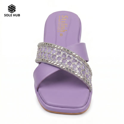 Women's Stylish Pink Flats Sandals | Comfortable Casual Slip-On Footwear