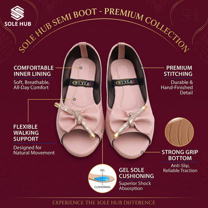 Semi Boots for Women | Stylish, Comfortable & Durable