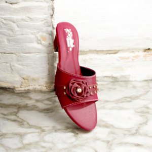 WOMEN CASUAL FLOWER HEELS